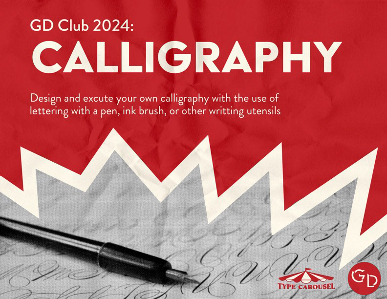 Calligraphy station sign