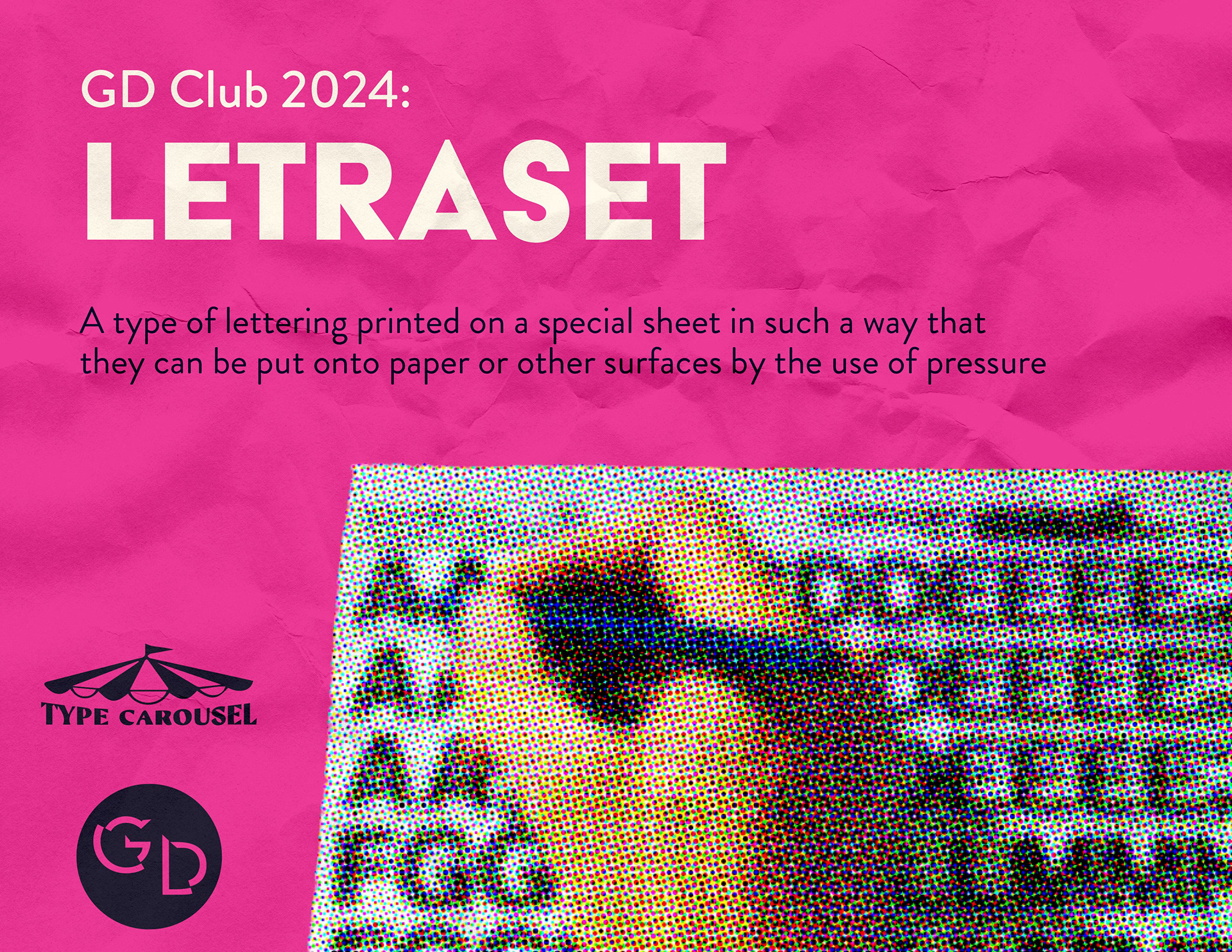 Letraset station sign