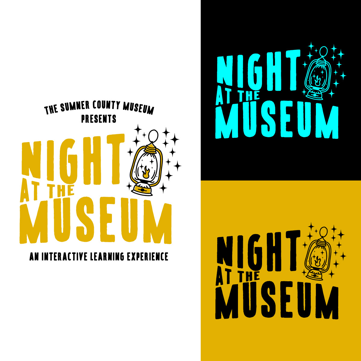 Night At The Museum Logo Design