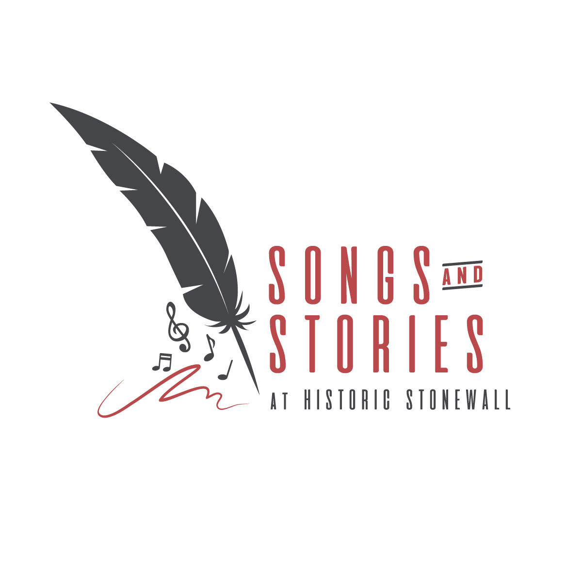 Songs & Stories At Historic Stonewall Logo Design