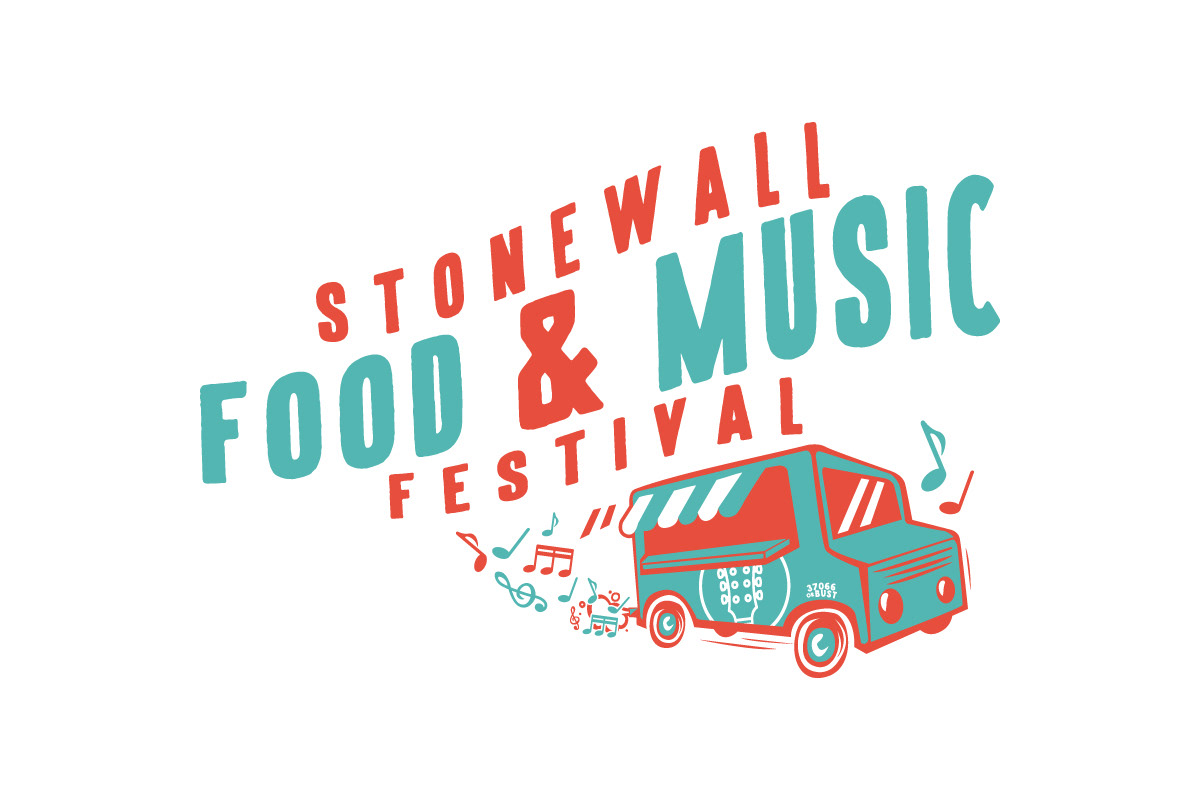 Stonewall Food & Music Festival Logo Design