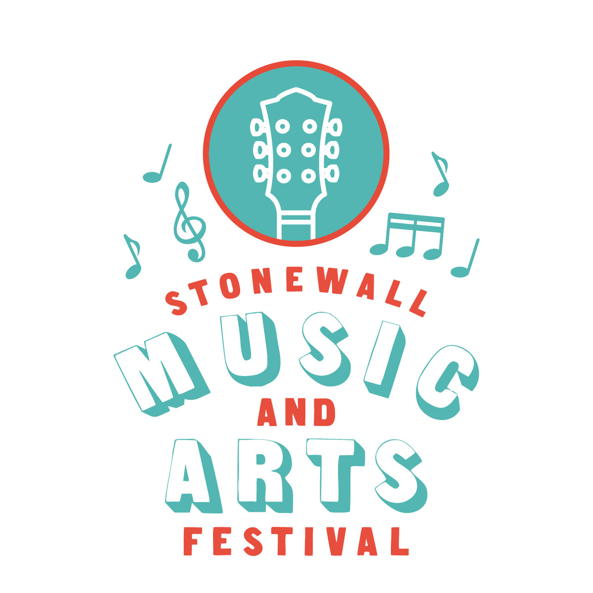 Stonewall Music & Arts Festival Logo Design