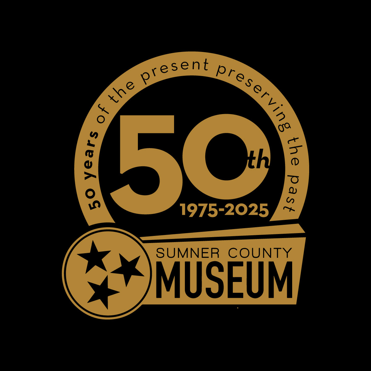 Sumner County Museum 50th Year Logo Design