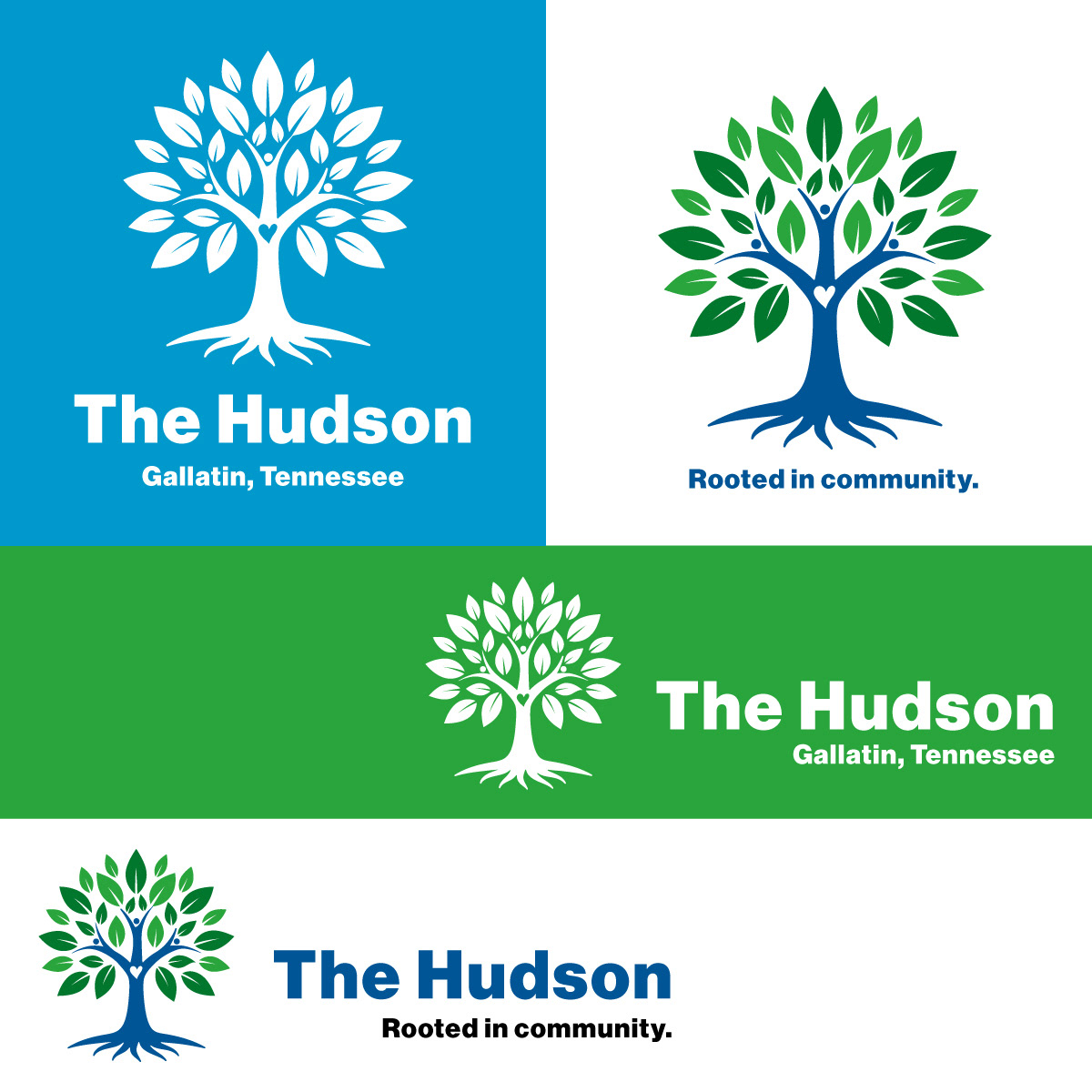 Habitat for Humanity of Sumner County - The Hudson • Logo Design