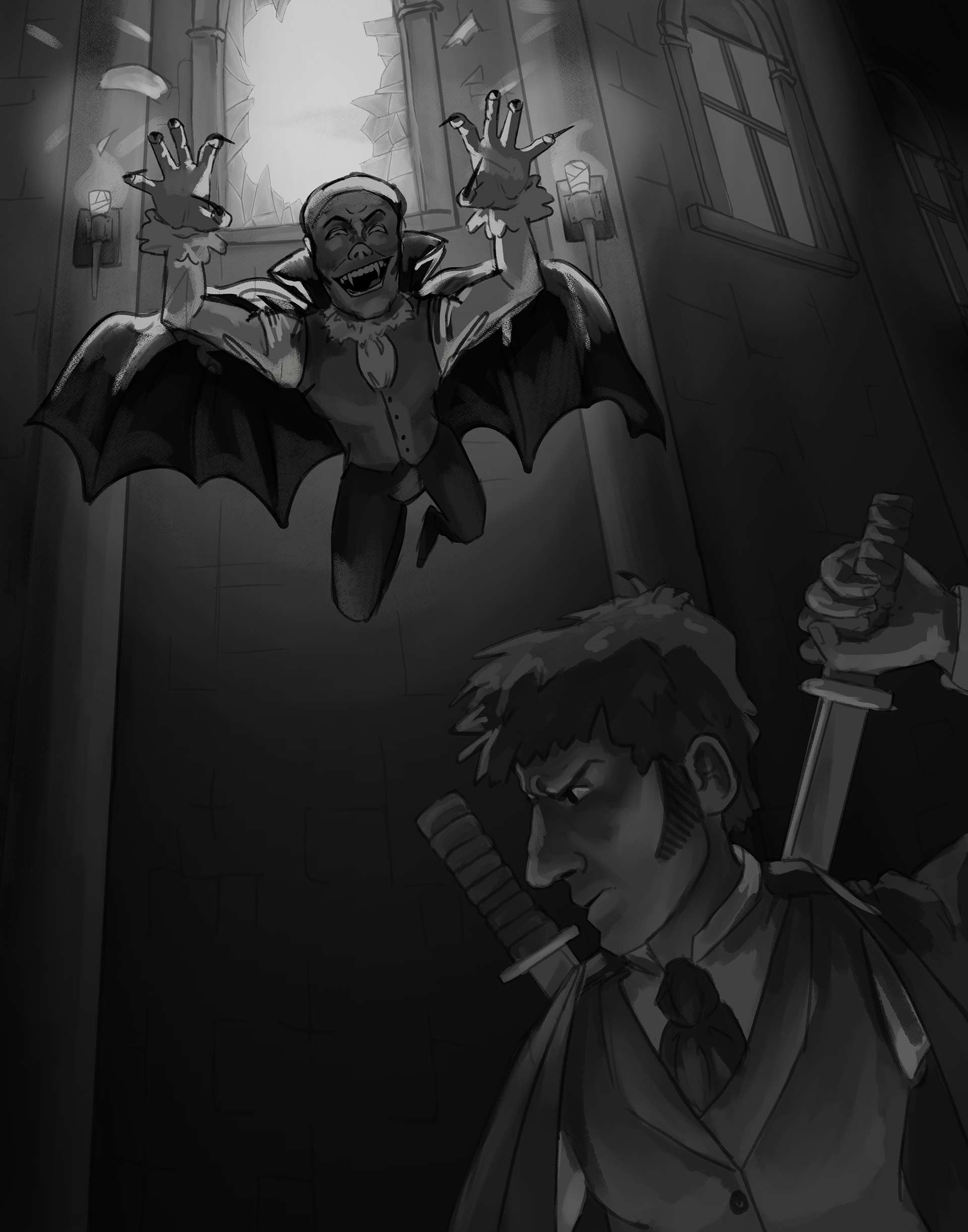 BW, 2024 Clip Studio Paint