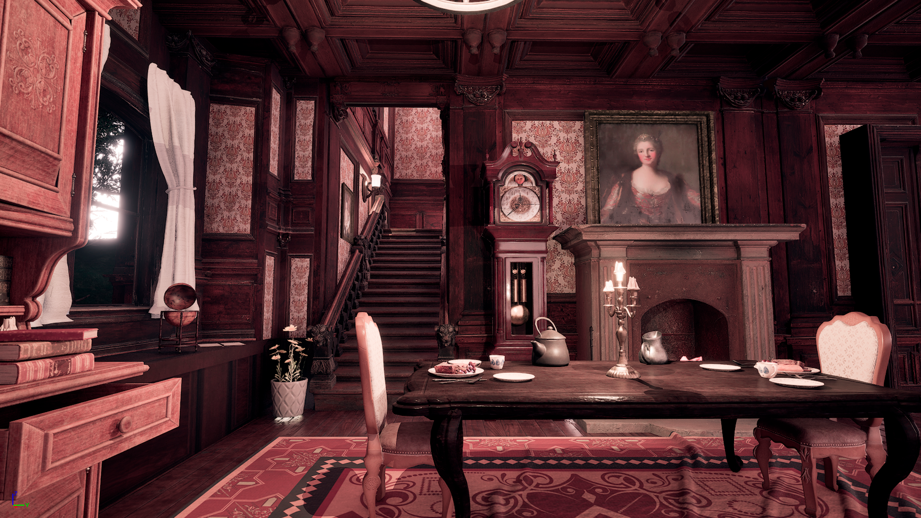 Victorian DIning Room, Unreal Engine 5 2024