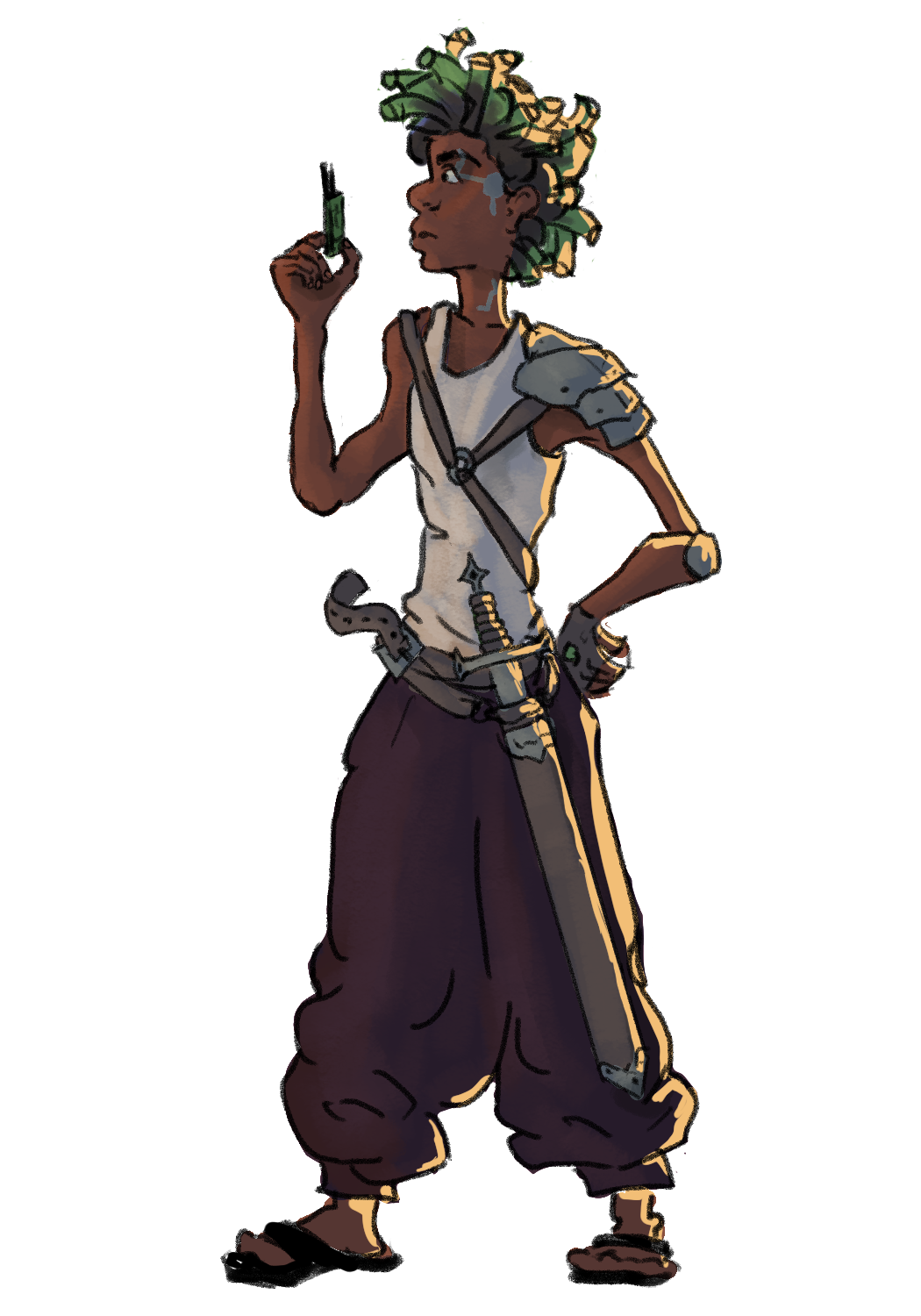 Final of Jim Hawkins, Clip studio Paint, 2023