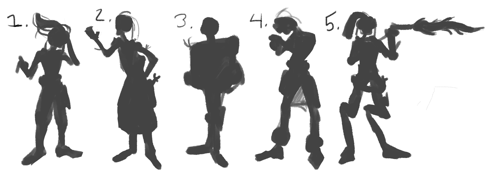 Livesey Silhouette, Clip studio Paint, 2023