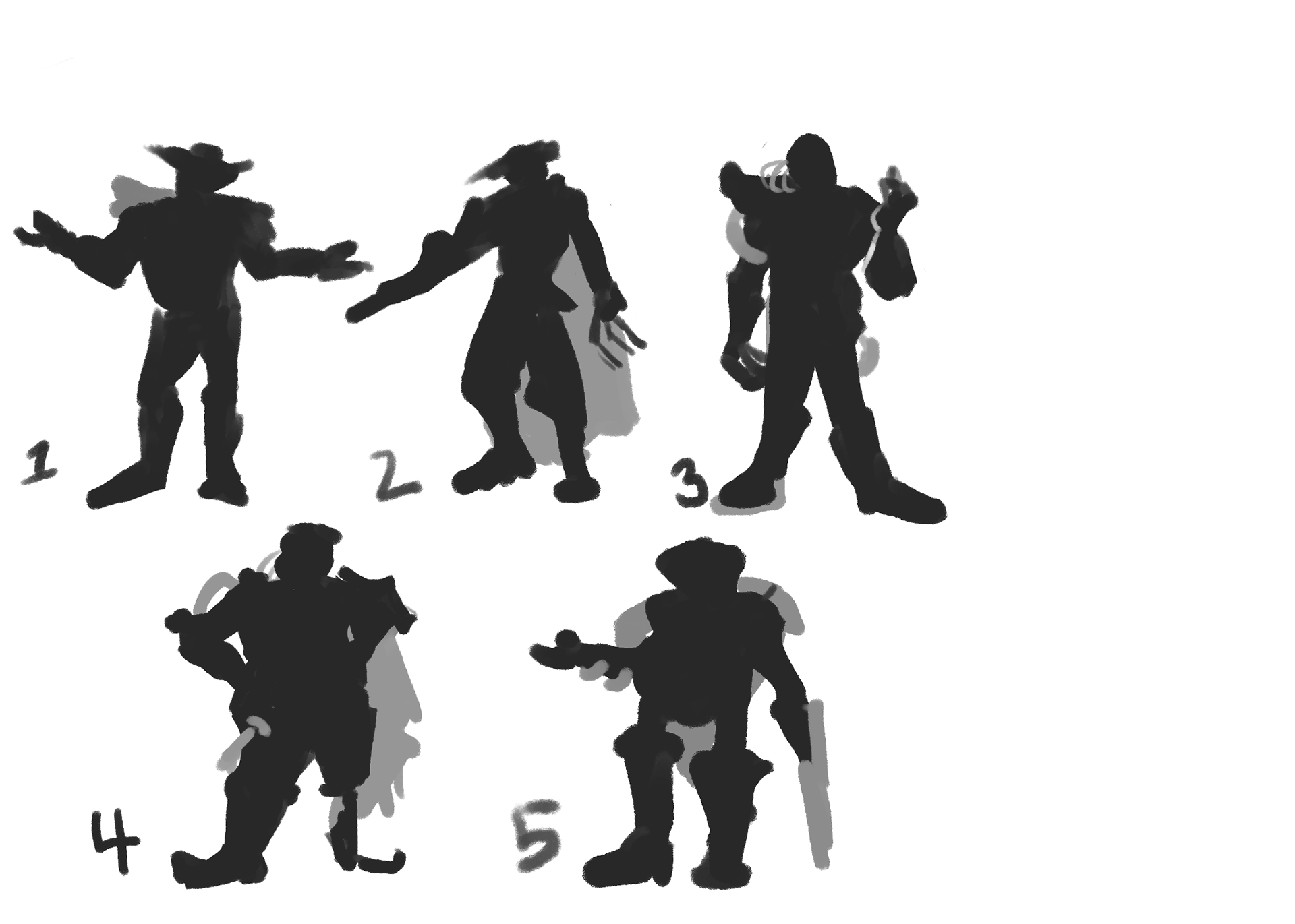 Silver Silhouette, Clip studio Paint, 2023