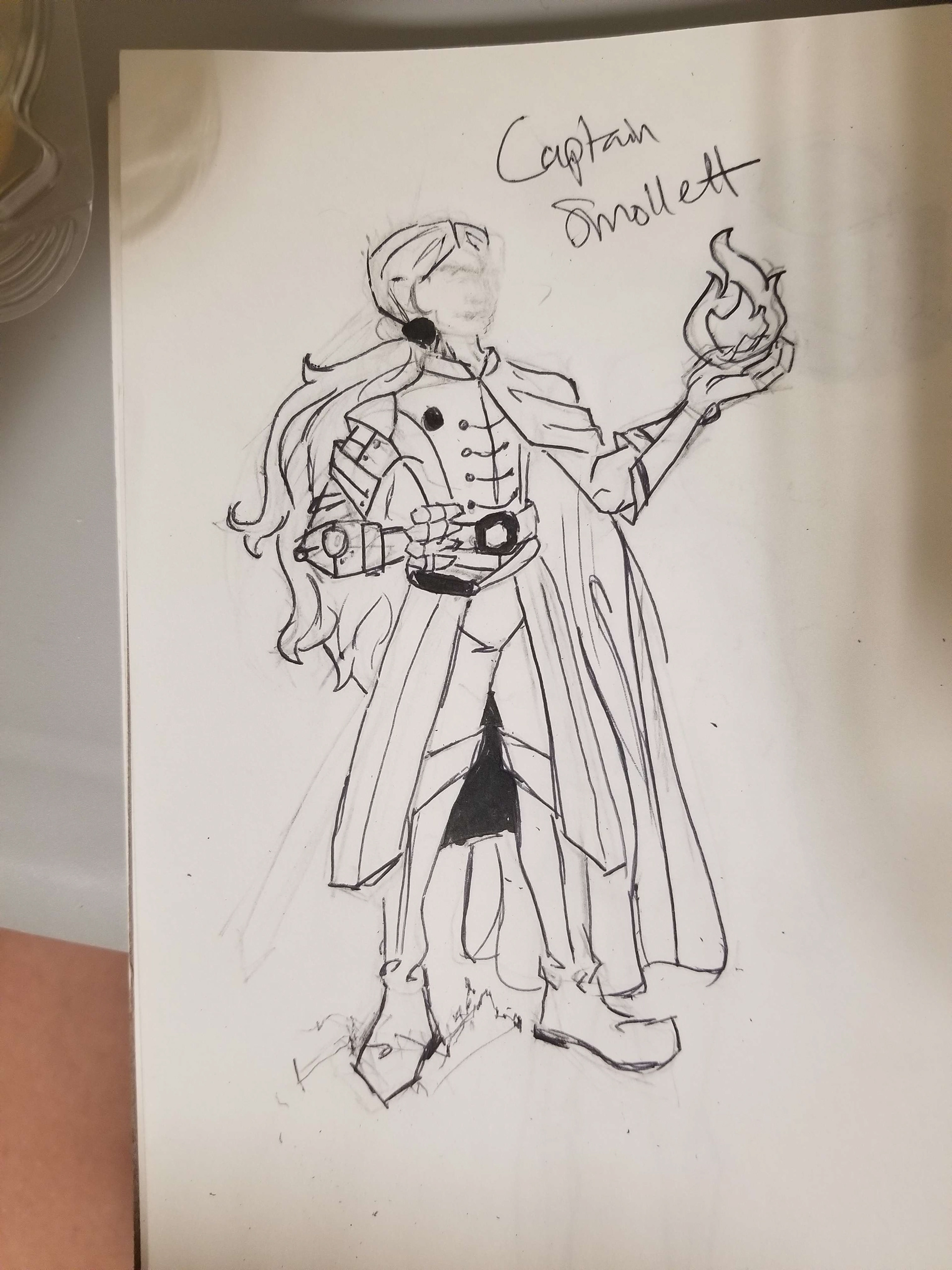 Smollett Sketch, Pen, 2023