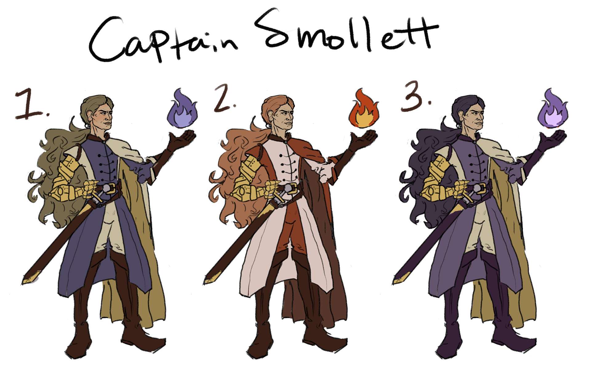 Smollett Color Comps, Clip Studio Paint, 2023