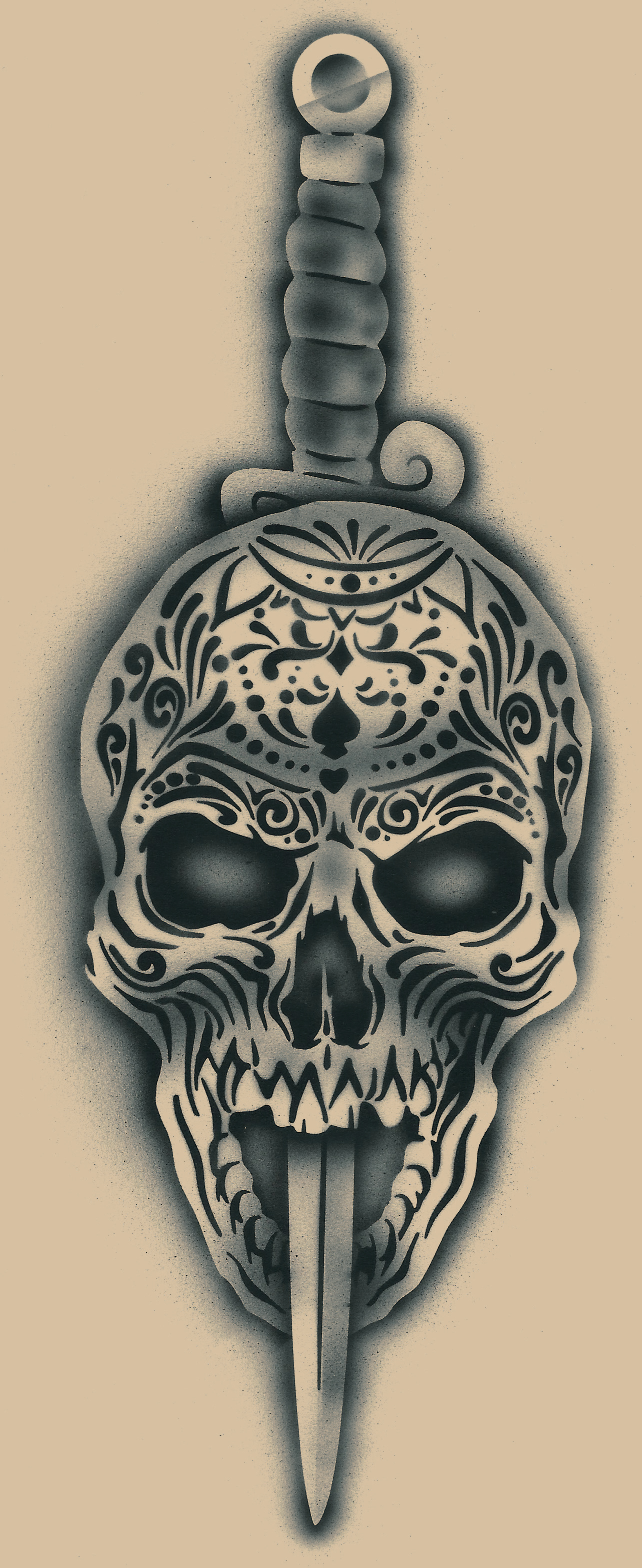 Party Skull and Dagger