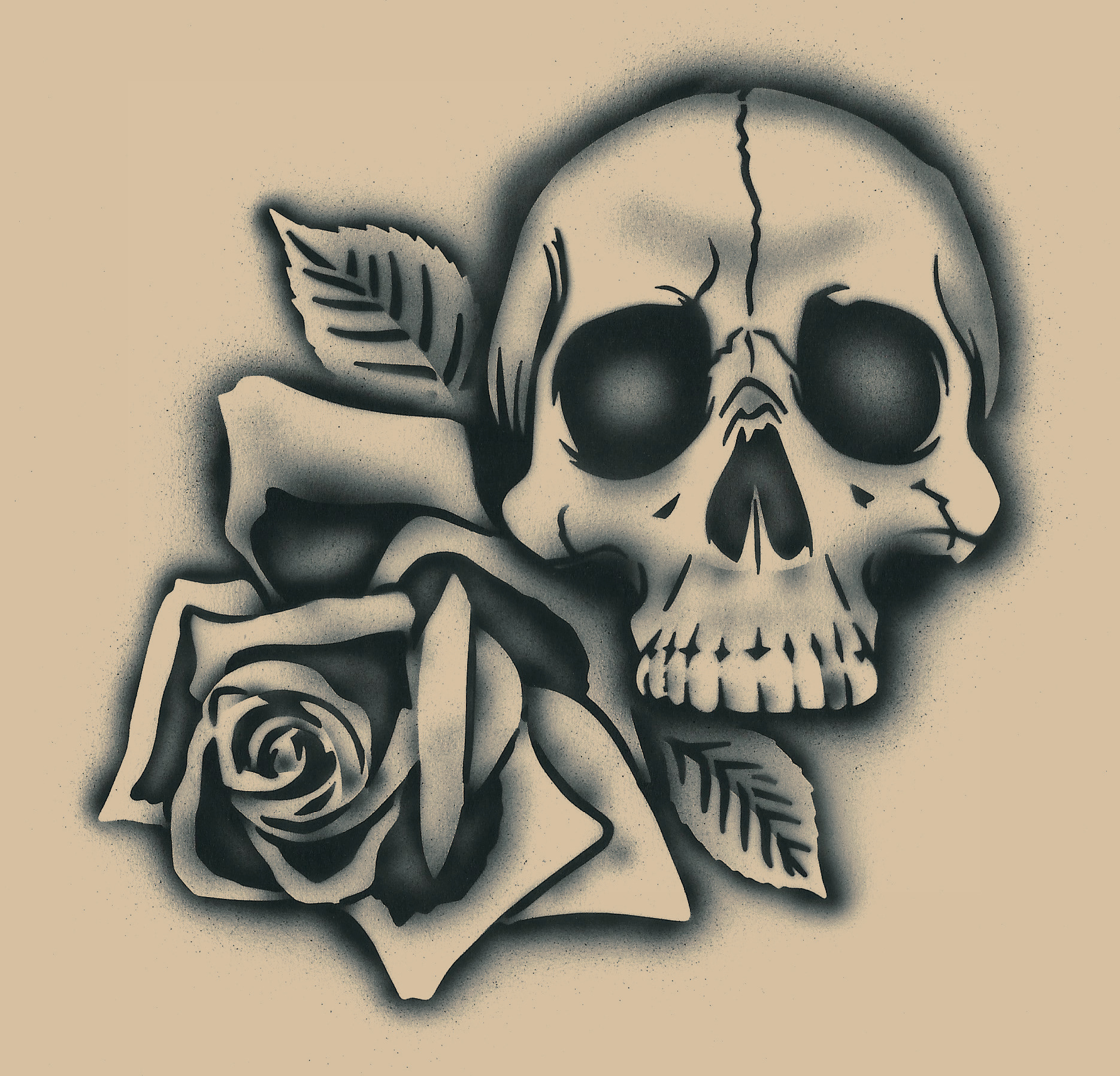 Rose and Skull