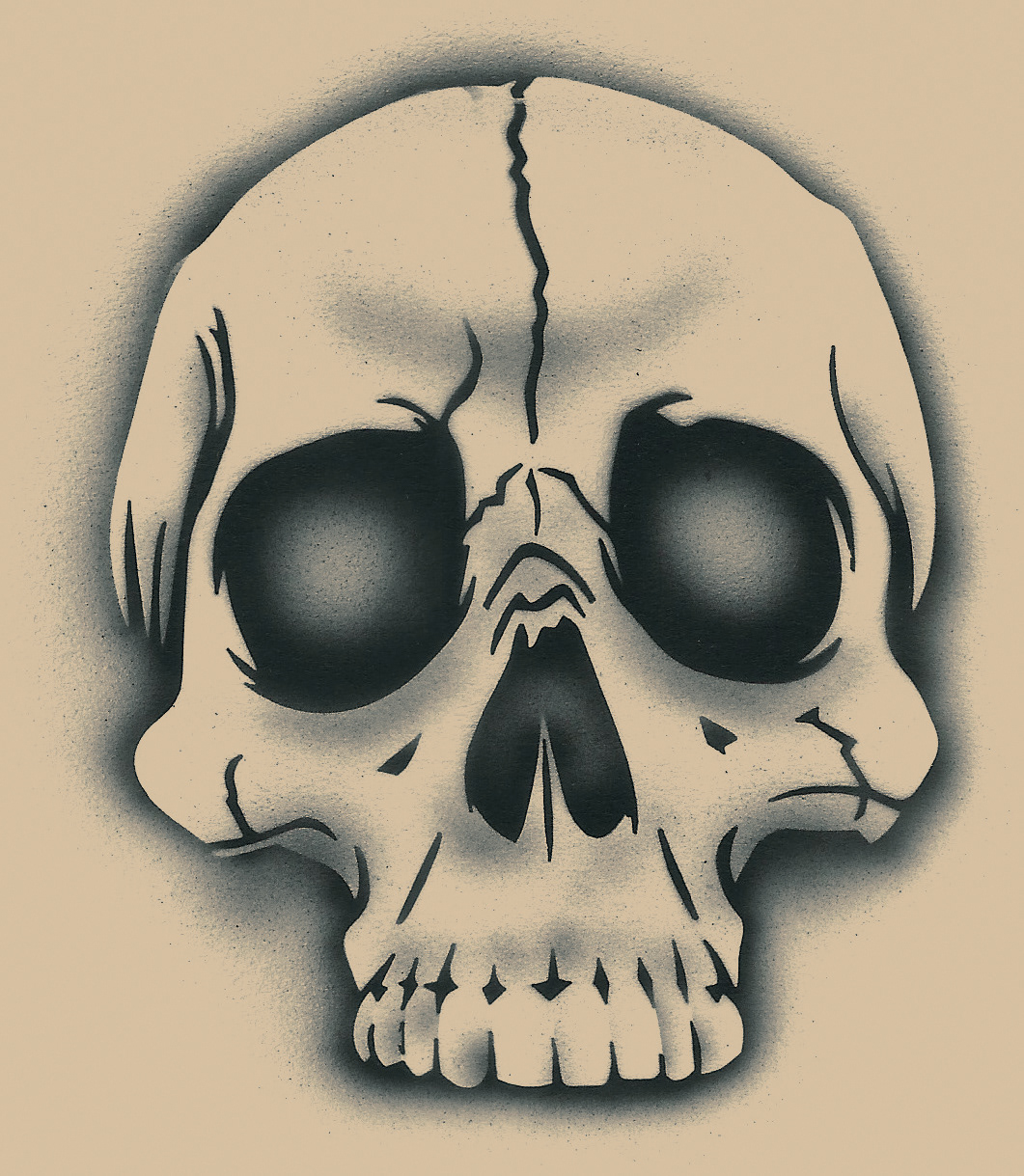 Facing Skull