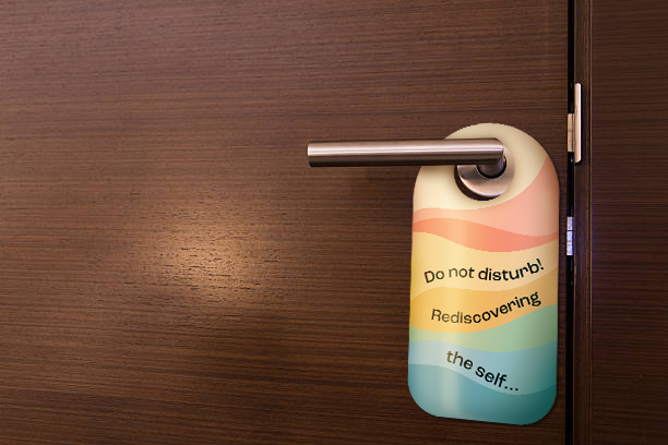 Door hanger mockup