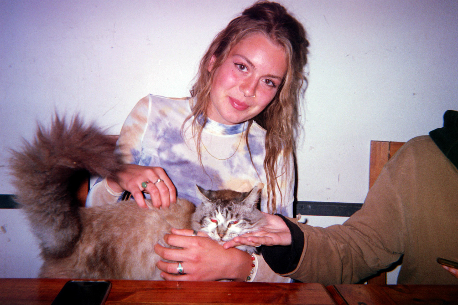 the love of my life and a pub kitty 