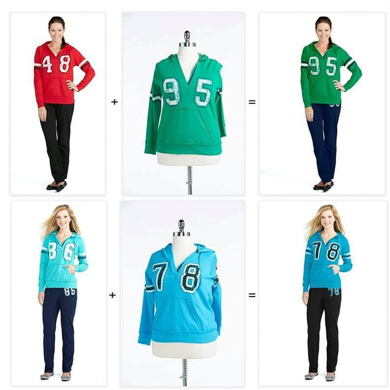 Cato Fashions: Plus samples were different than Junior Miss and had to be placed in photoshop on the previously photographed models. Photographer: Carter Wade. Retoucher: Tara Jackson