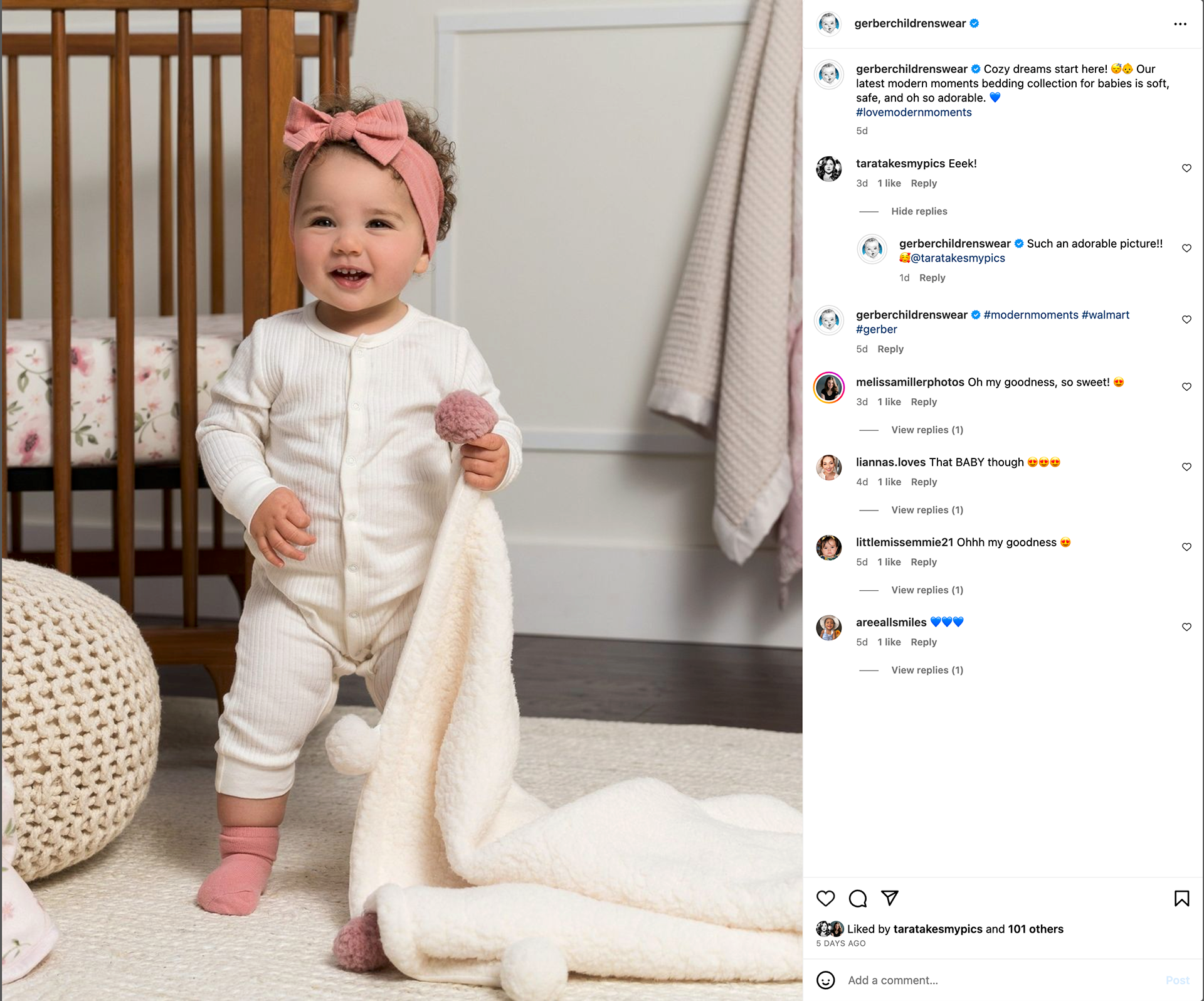 Instagram: Gerber Childrenswear