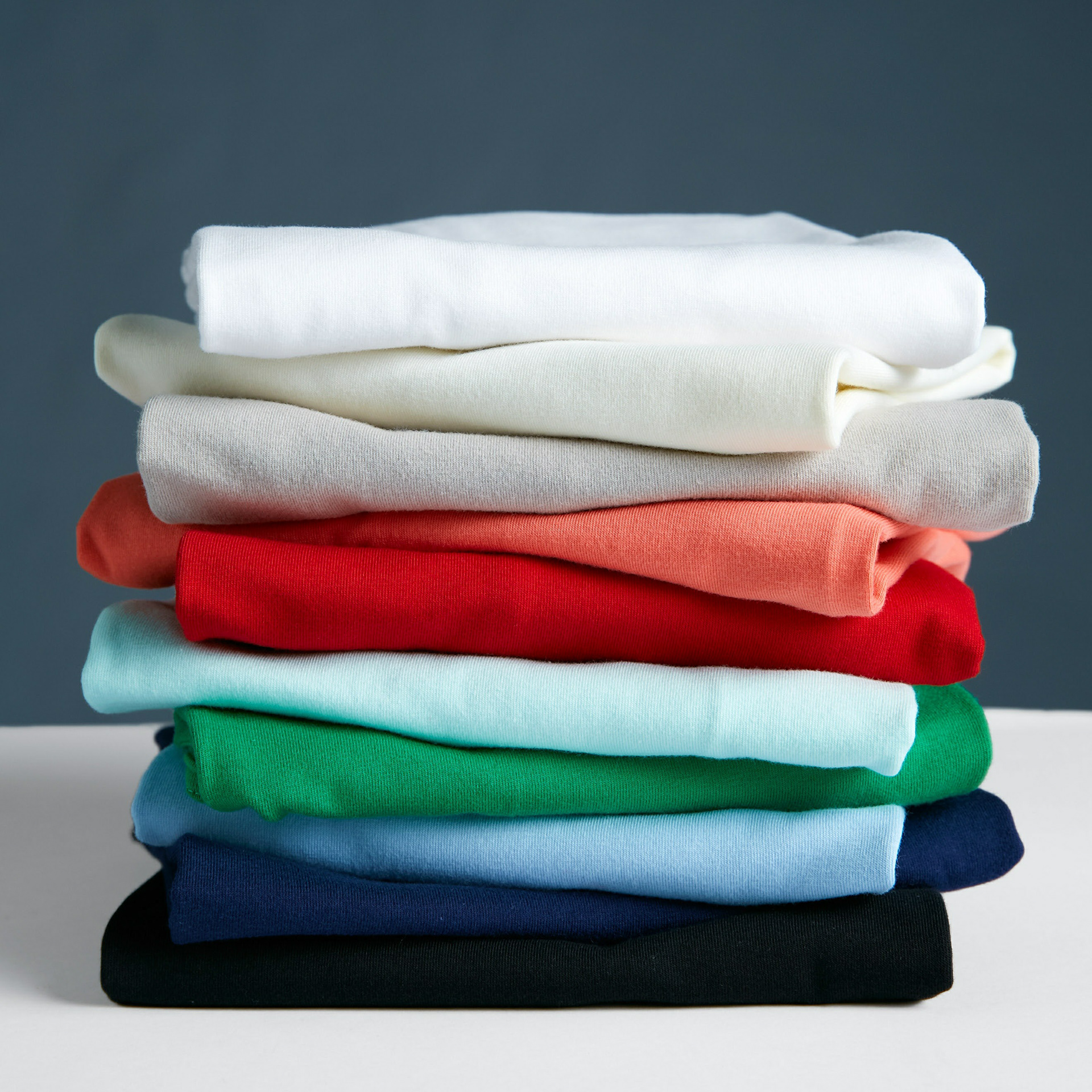 Cato Fashions Tshirt Stack Product Photography