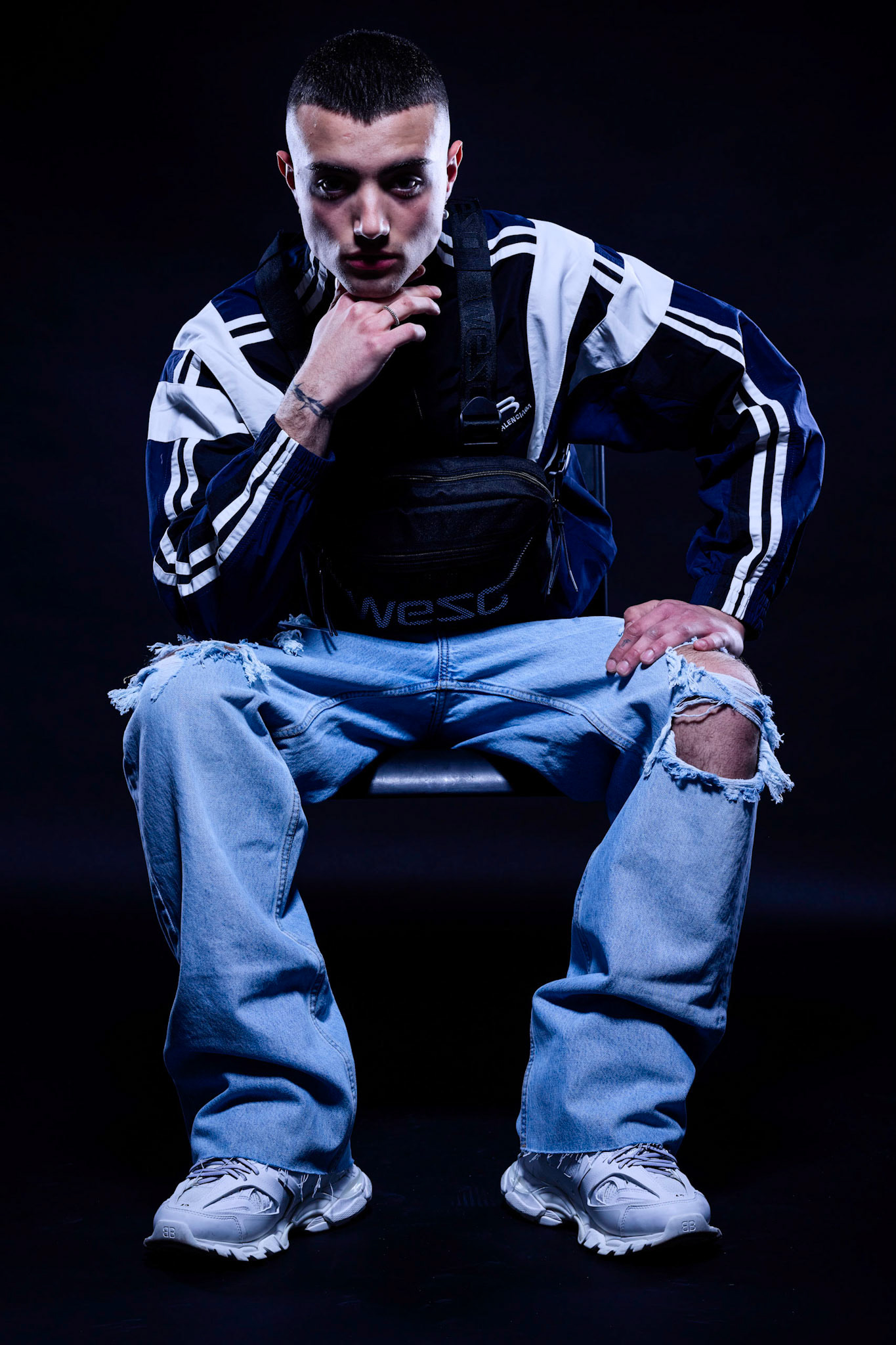 Musician Dramatic Portrait Creative Lighting