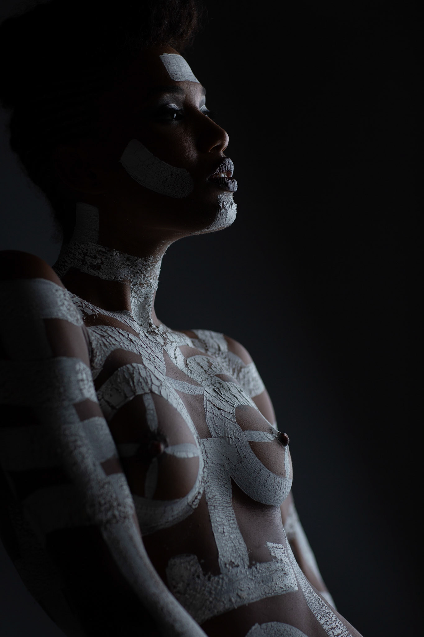 GRACE JONES inspired by Keith Haring body painting - Raul33