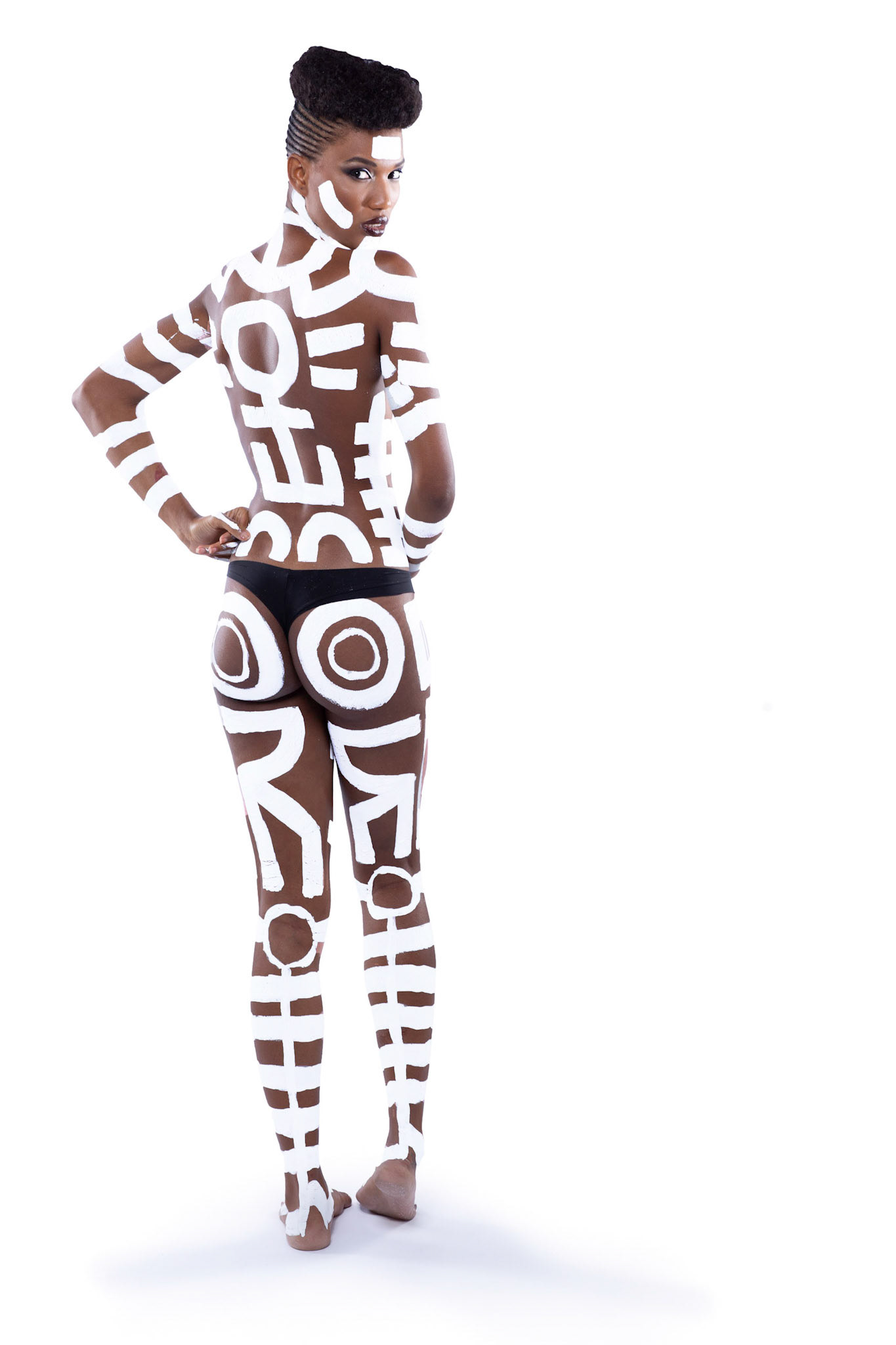 GRACE JONES inspired by Keith Haring body painting - Raul33