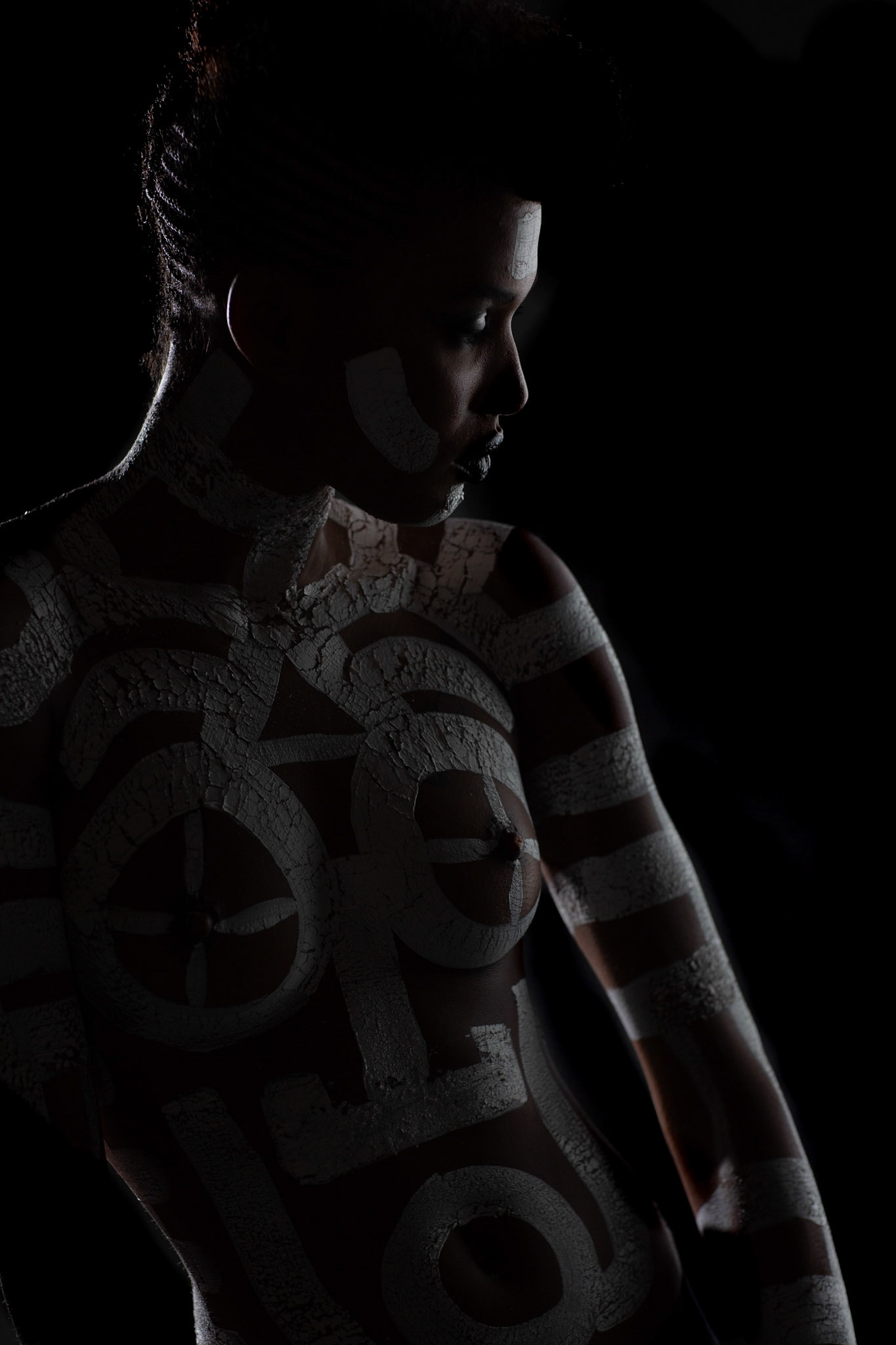 GRACE JONES inspired by Keith Haring body painting - Raul33