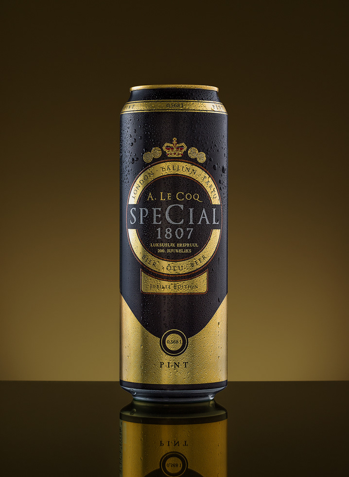 alecoq special tootefoto reklaamfoto product photography beer beercan beverage 