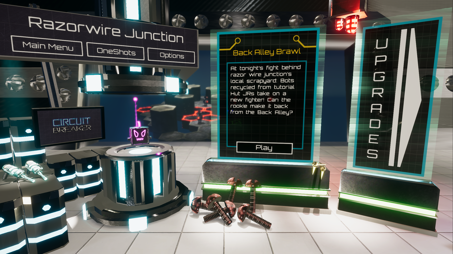 Main Hub Screen