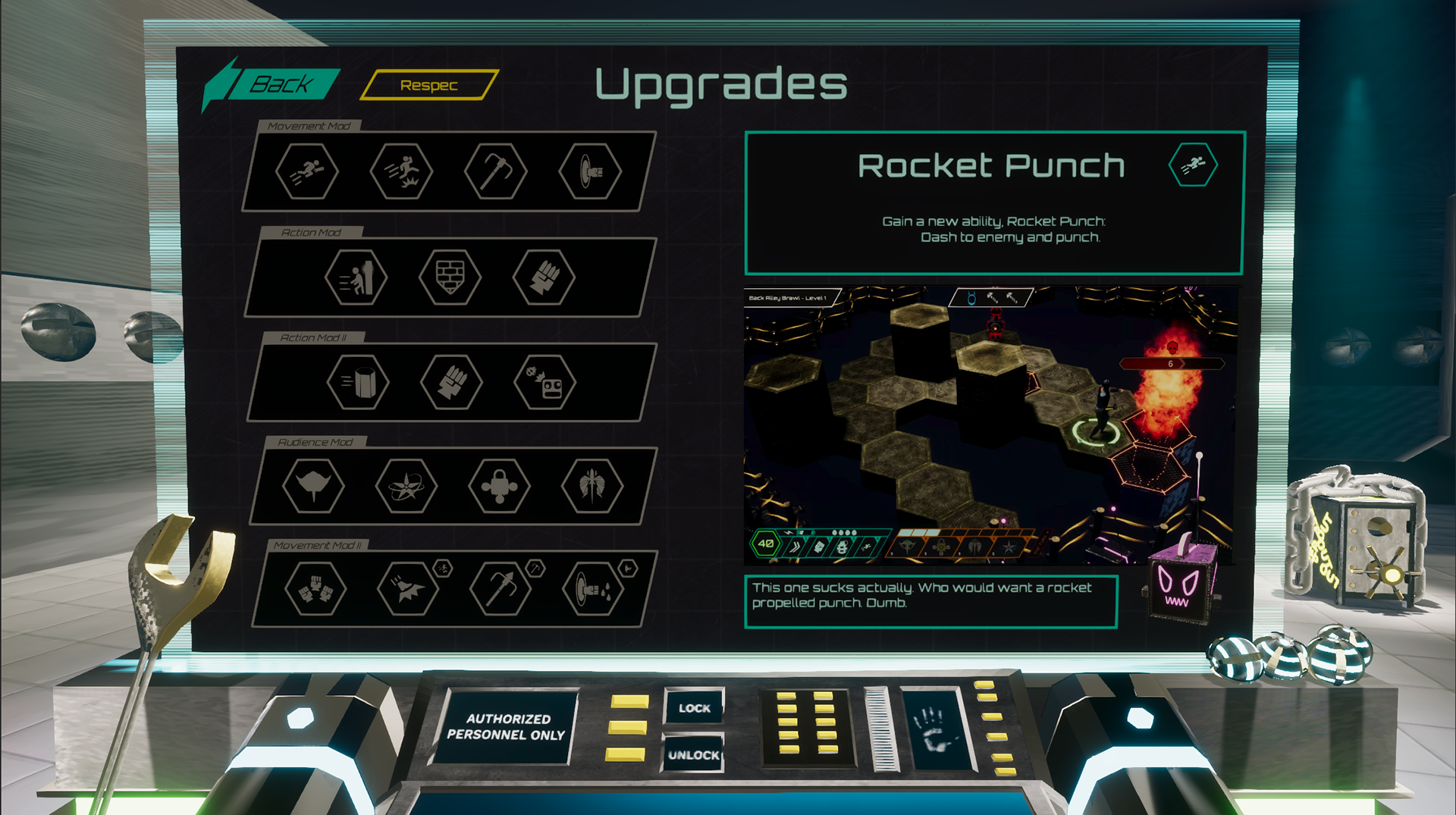 Upgrade Screen