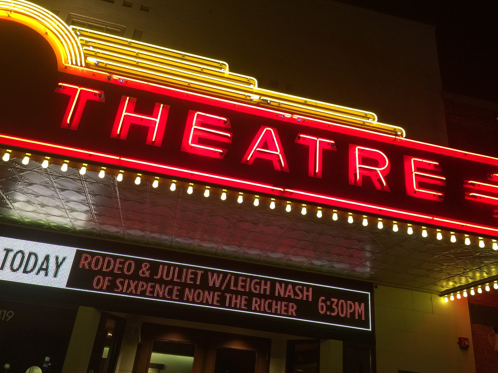 Franklin Theatre Marquee 