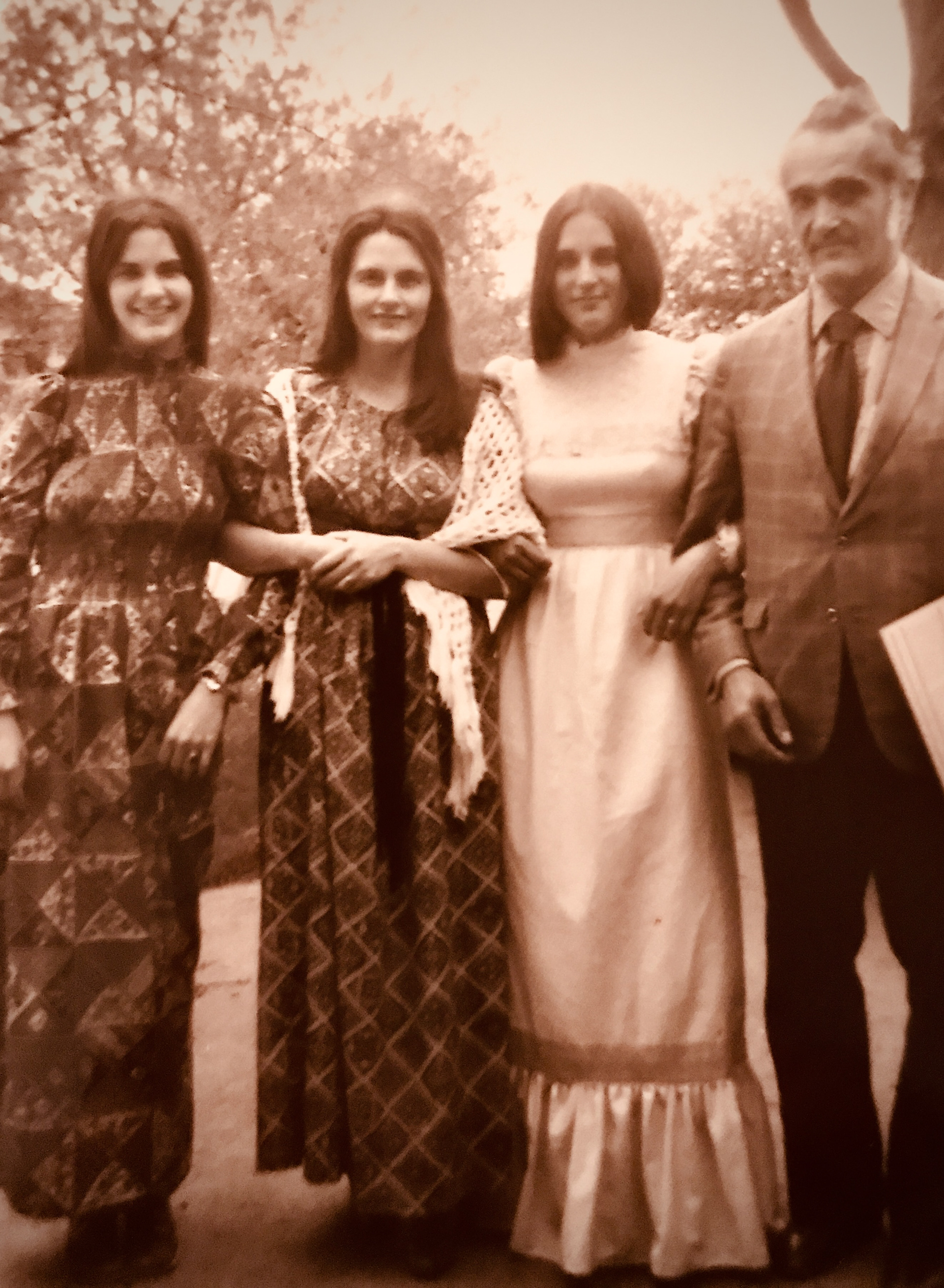 Jan, Mom, Risty & Dad-Bridgeport, NY 1973