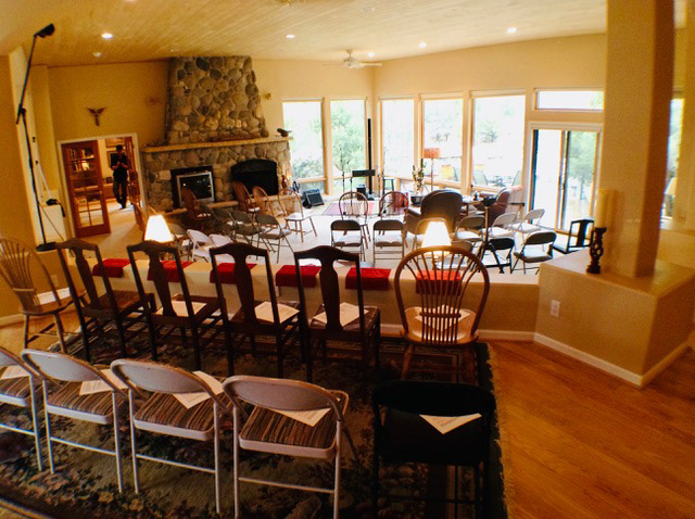 Set up for the house concert