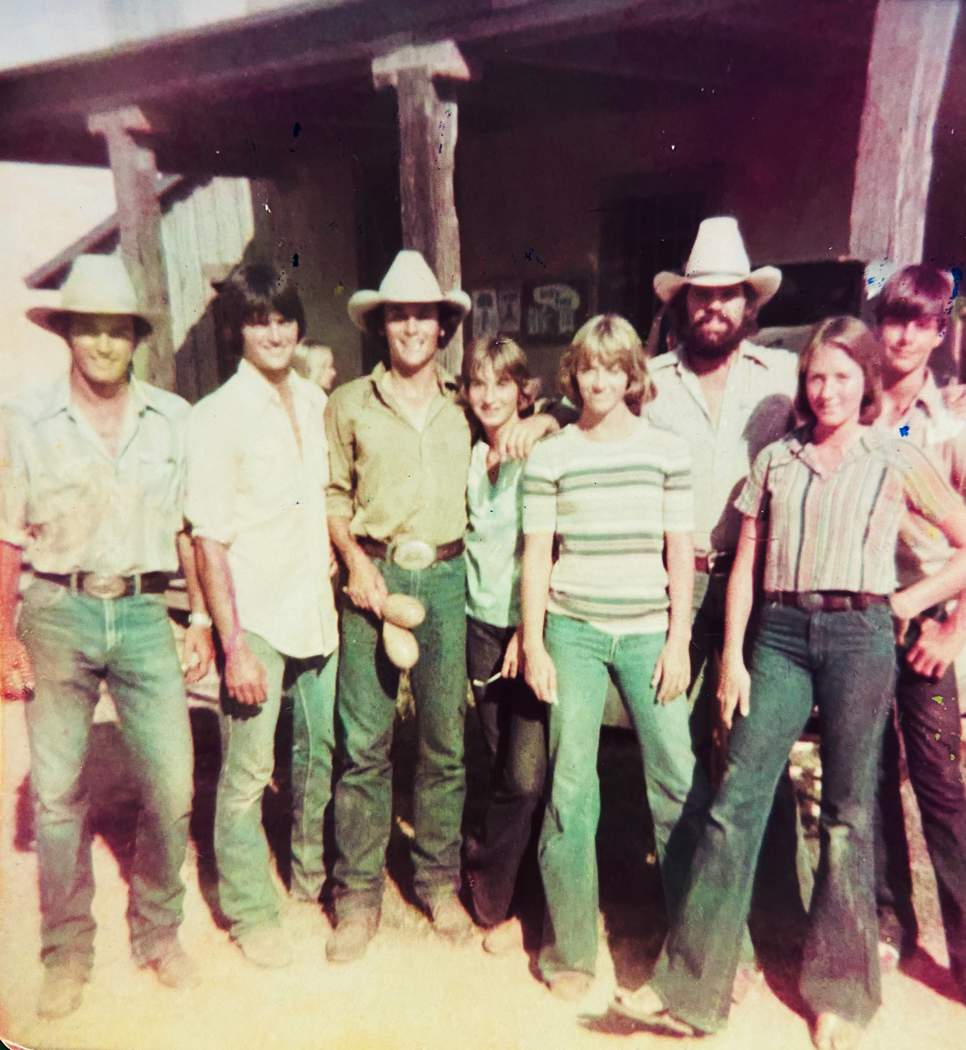 Chris & Brazos at Alamo Village 1976