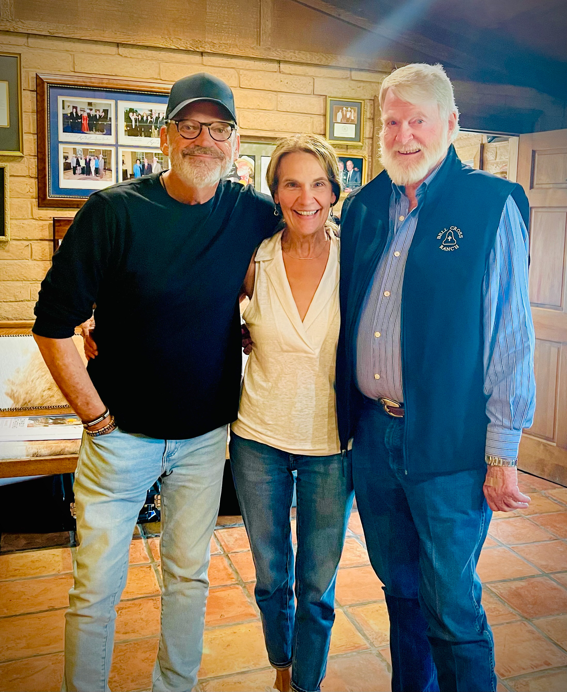 Chris, Jan & RFD TV host and Western Master-of-Ceremony Red Steagall