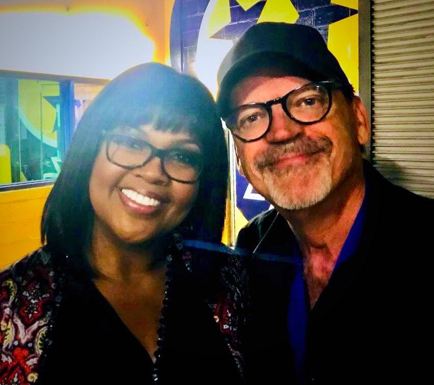 Cece Winans & Chris after producing Alabaster Box