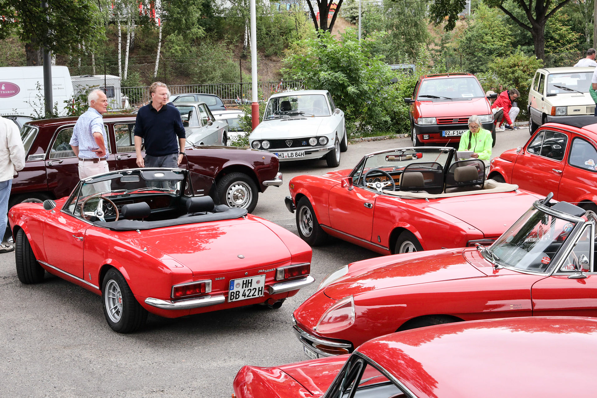 Italien Classic Car Meeting, Grosstankstelle Brandshof, Hamburg, Germany