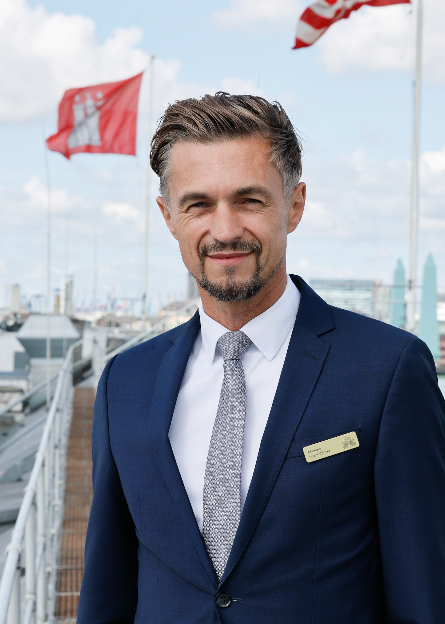 Michael Jarzembinski, Director of Engineering. Portrait auf dem Dach des Hotel Atlantic am 04.07.2025