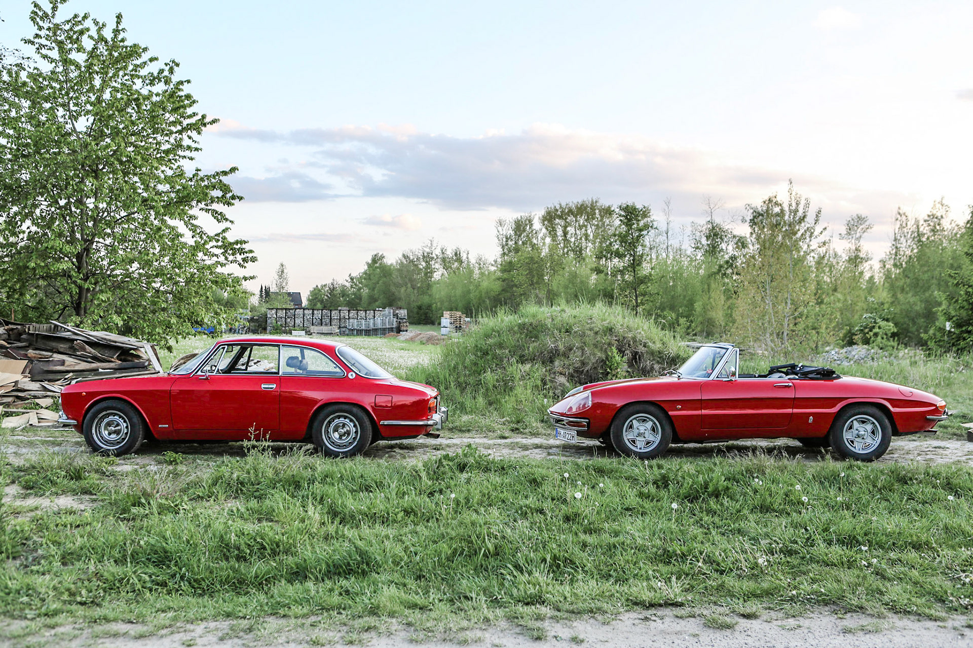 My Alfa Romeo 2000 GT Veloce ("Bertone") and Erny´s Alfa Romeo Duetto