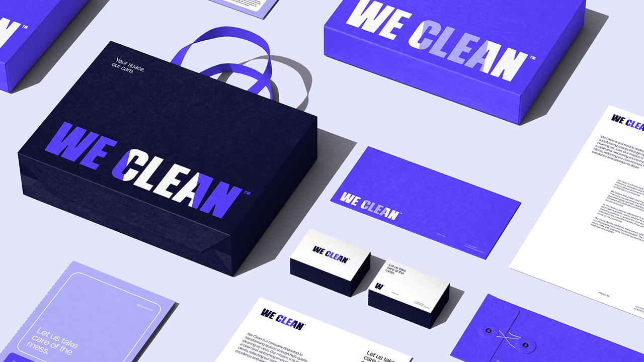 We Clean — Identidade Visual