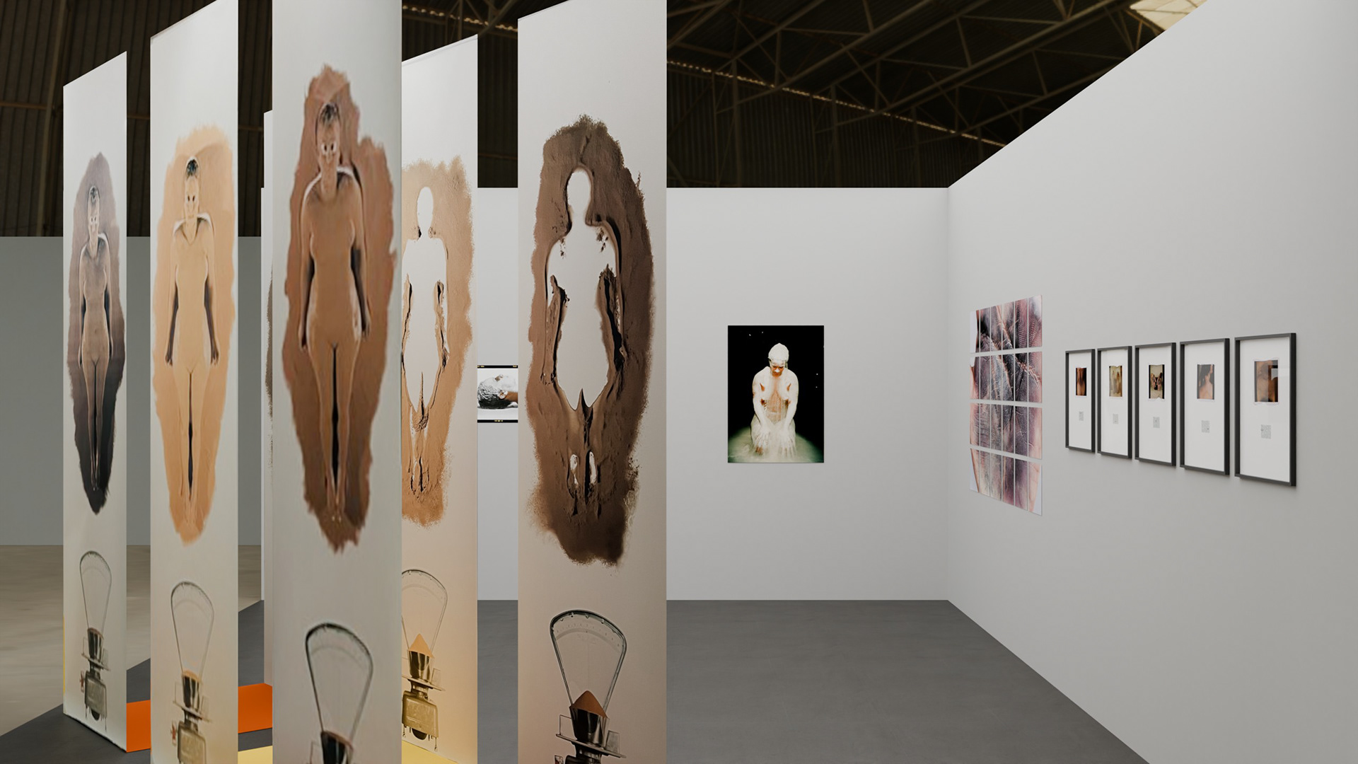 Artwork and Art Booth Model - Blender (Made for PSM Gallery / Art Basel Fair 2025)