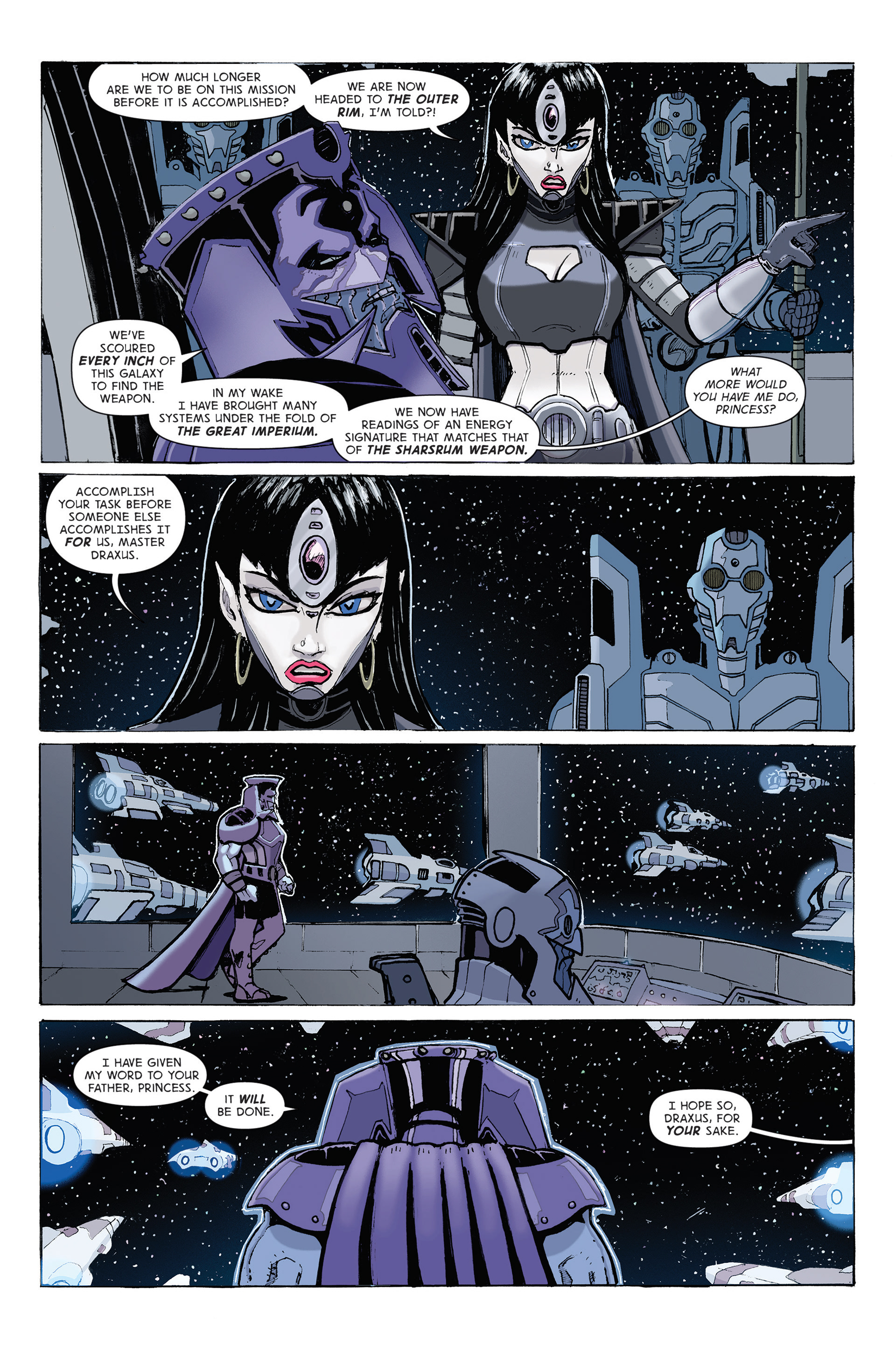Lineart by Drew Craig with original lettering (and colors) by Jason Finestone