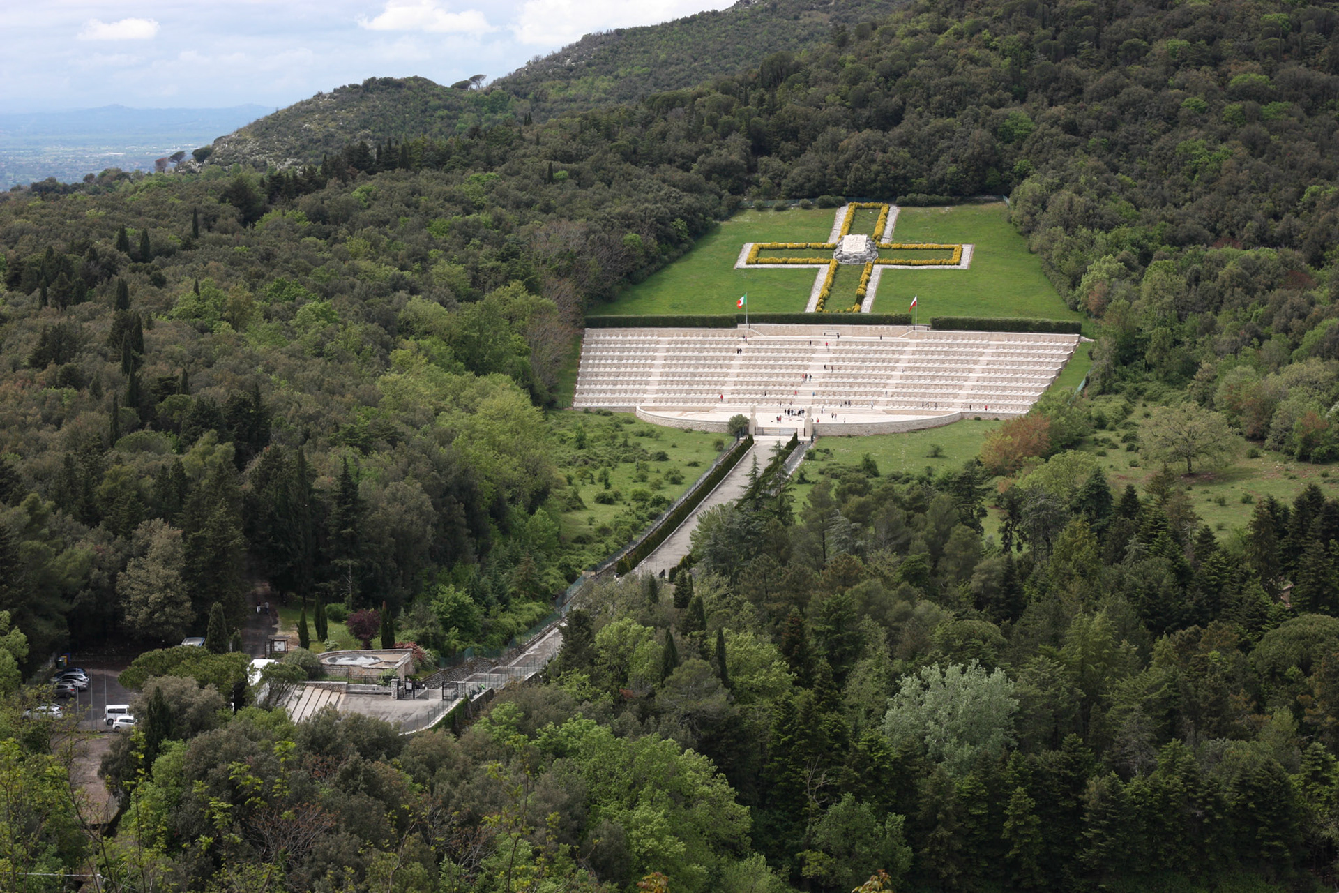 Fotografia z drona - Włochy Monte Cassino