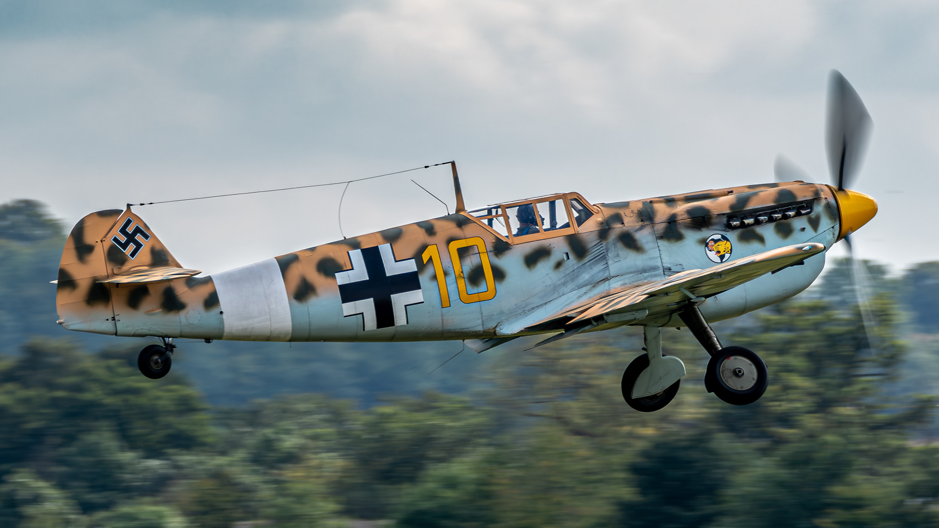 Hispano HA-1112 Buchon - G-AWHK - IWM Duxford - September 2021