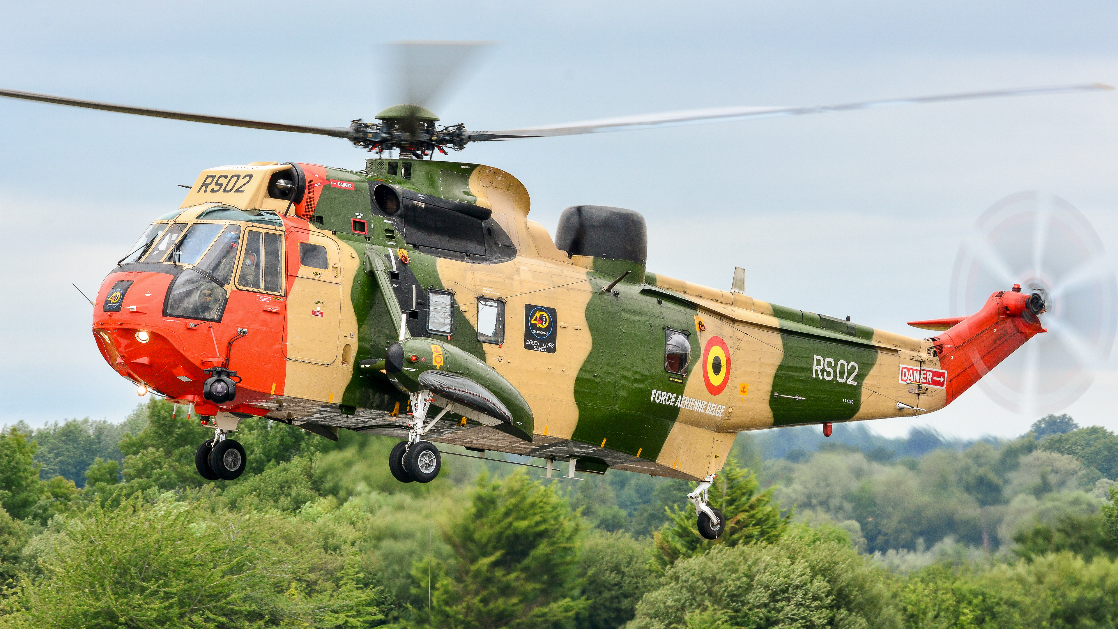 Westland Sea King HAR3 - G-BDNI - Belgium Air Force - RAF Fairford - July 2017