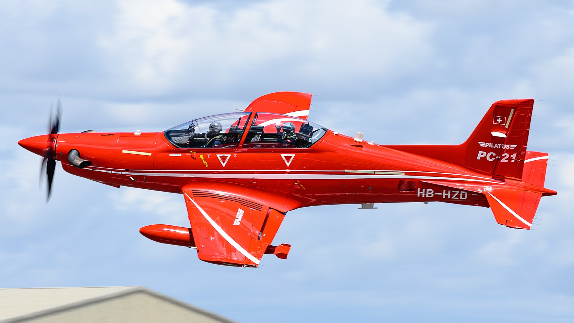 Pilatus PC-21 - HB-HZD - Pilate Flugzeugwerke AG - RAF Fairford - July 2023