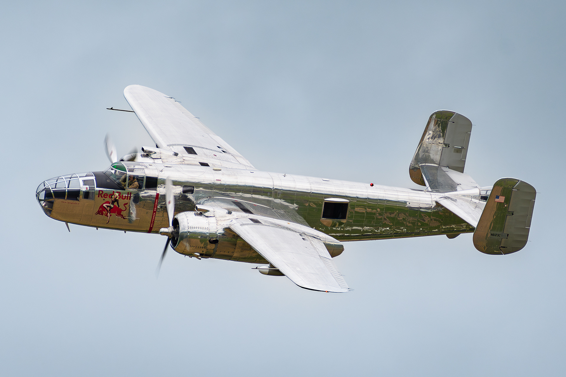 North American B-25J Mitchell - N6123C - IWM Duxford - June 2024