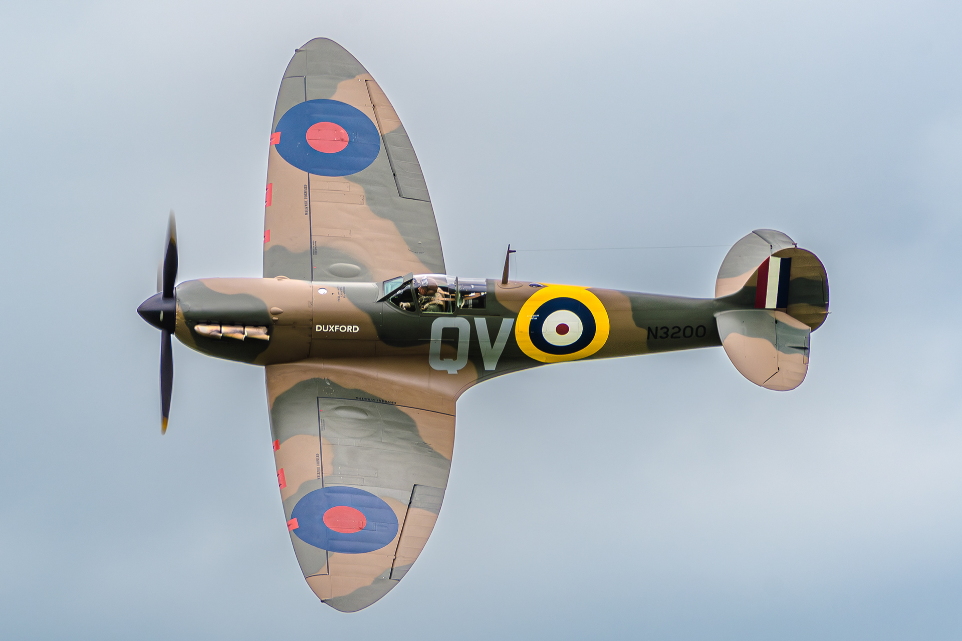Supermarine Spitfire Mk 1a - G-CFGJ / N3200 - IWM Duxford - June 2024
