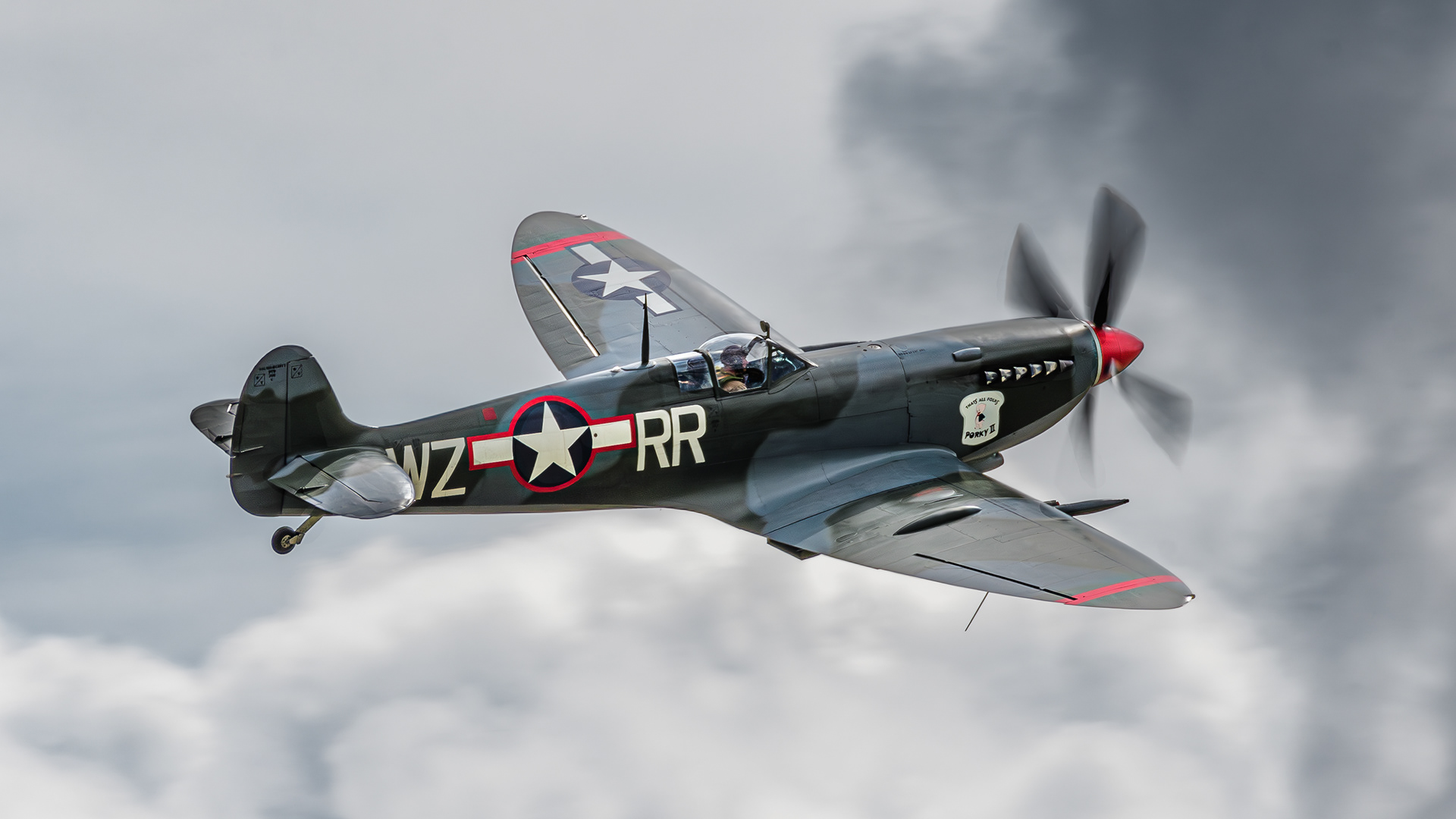 Supermarine Spitfire LF XVI E - G-PBIX / RW382 - IWM Duxford - July 2024