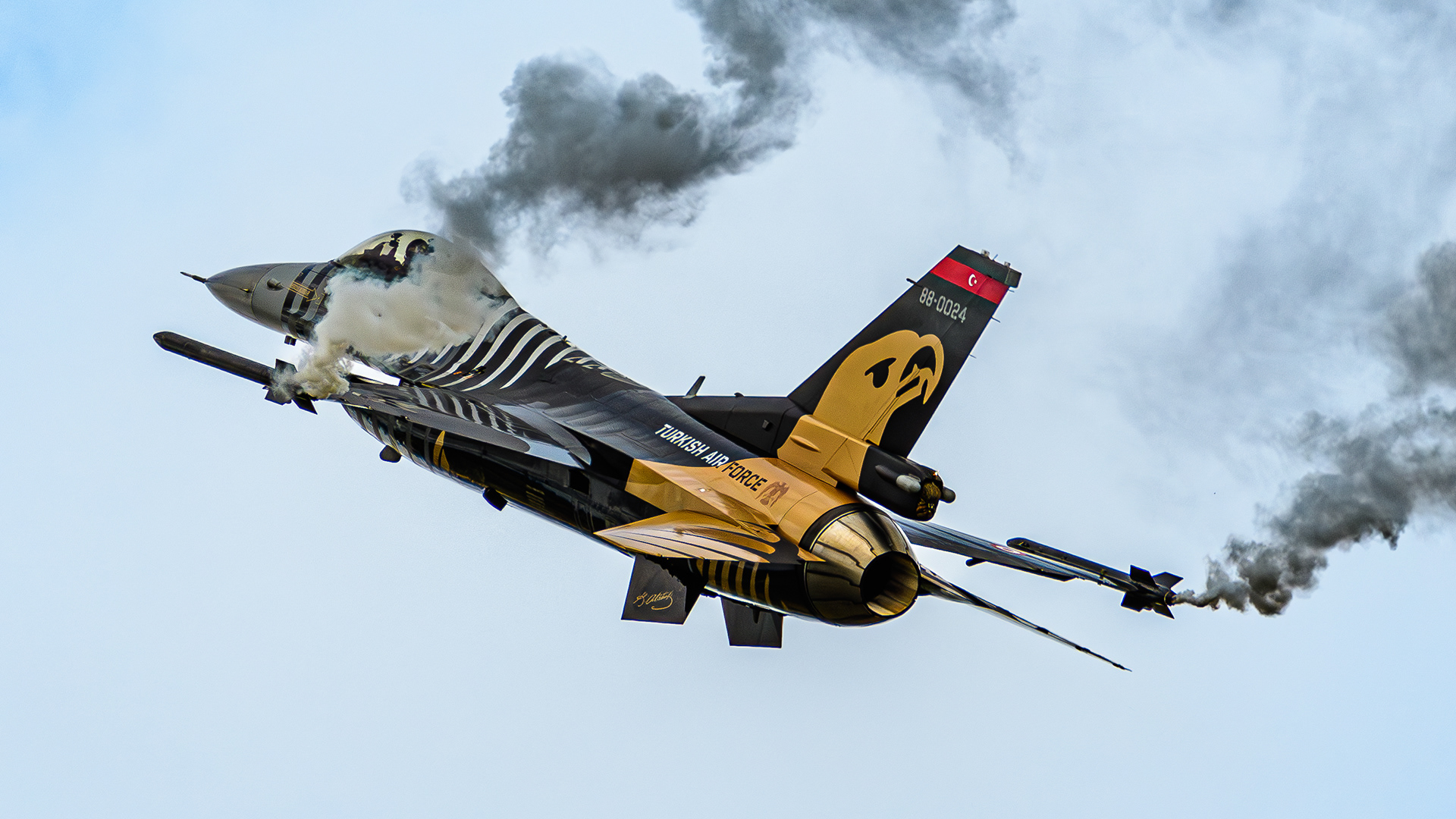F-16C Fighting Falcon - 88-0024 - Turkish Air Force - RAF Fairford - July 2024